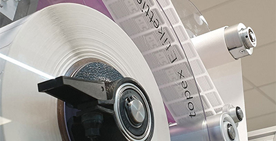 Thermo/transfer bedruckten RFID Etiketten